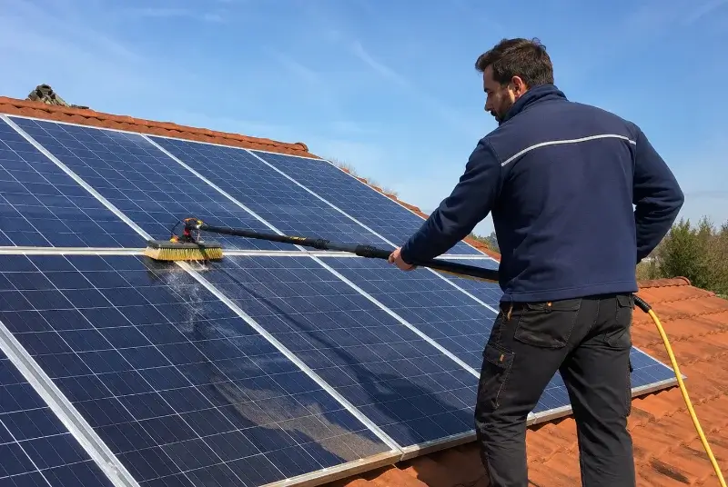 Nettoyage et entretien de panneaux solaires à Trigance