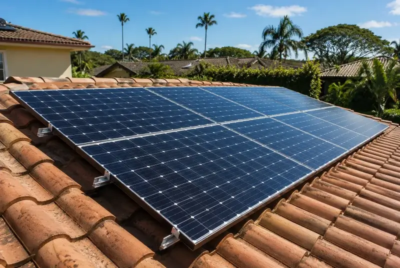 Installation de panneaux solaires à Trigance